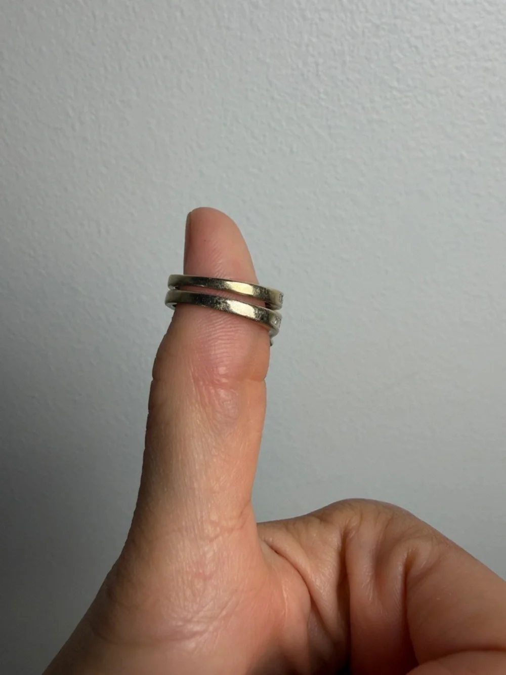 Wedding Band & Engagement Ring Set 14k Gold Diamonds - Picture 4 of 7